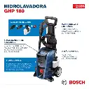 hidrolavadora 1500 w  83 bar bosch GHP 180