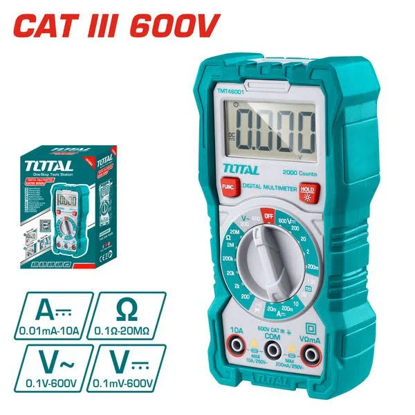 Multimetro digital total (tmt46001)