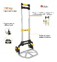 Carro de carga plegable aluminio para 100 kg dia-100 pretul