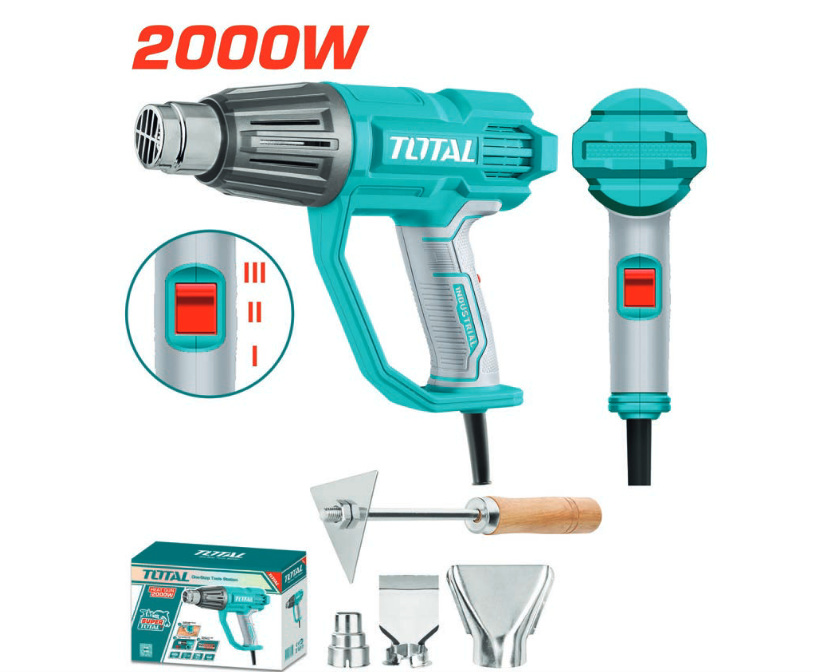 Pistola de calor 2000w total (tb20078-4) 