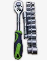 Juego bocallaves 1/4" 12 piezas prol crique ruhlmann (ru25000)