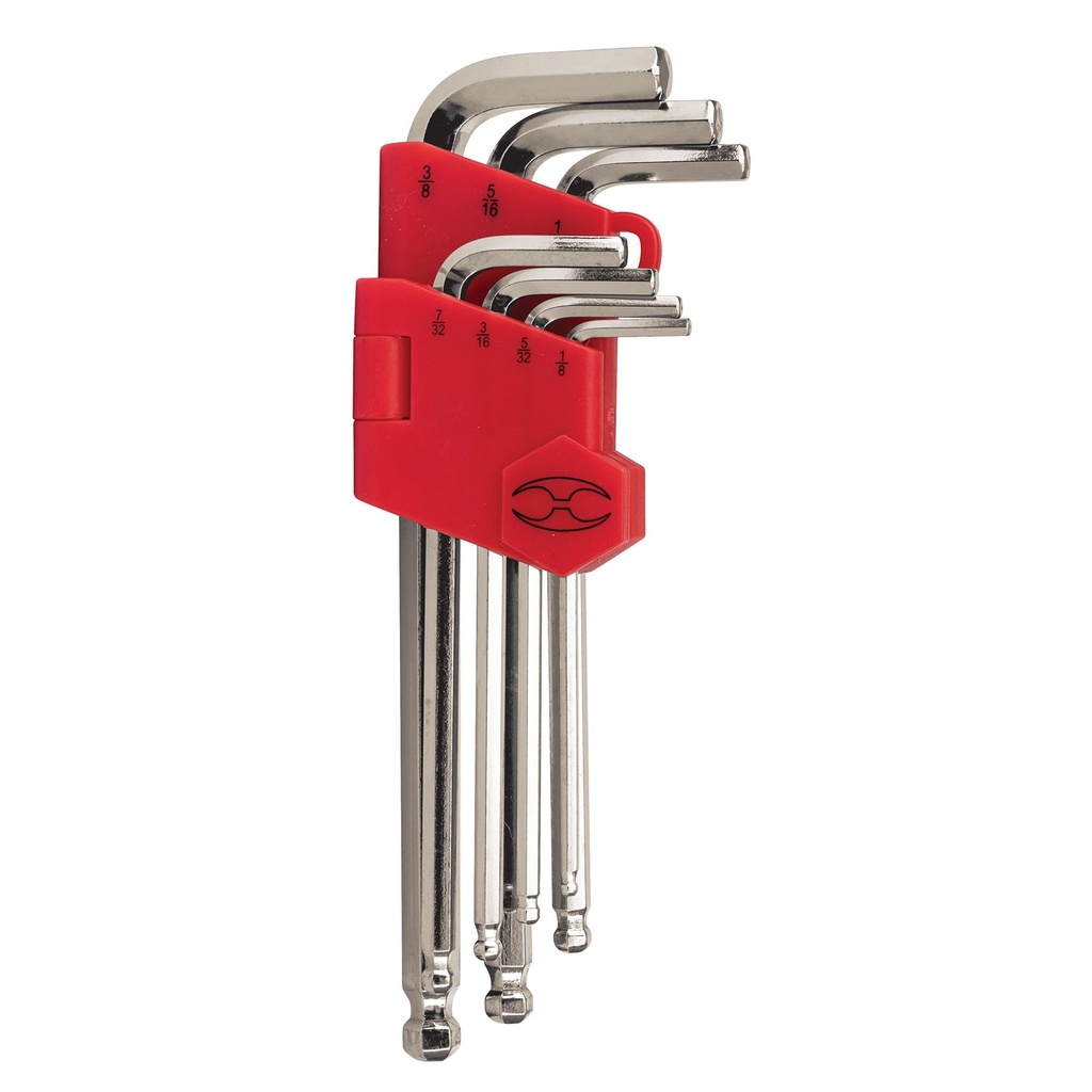 Juego llaves allen 7 piezas pulg ballpoint ruhlmann (ru30501)