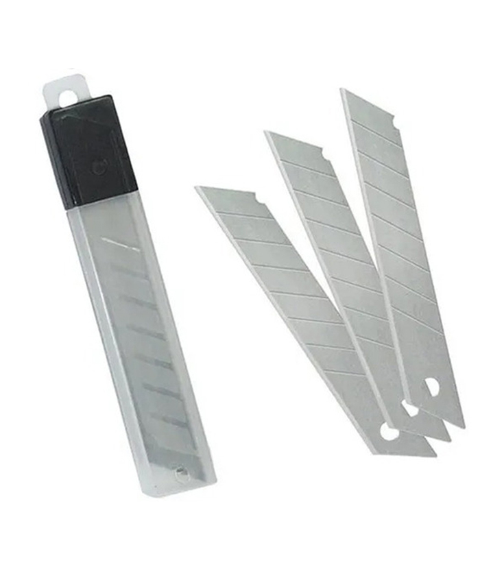 Hojas repuesto cuchilla 18 mm 10 unidades ruhlmann (1083)