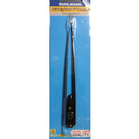 Pinza brusela con led plana dentada ruhlmann (ru36001)