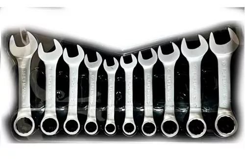 Juego llaves combinadas cortas 10 llaves (ru5550) ruhlmann