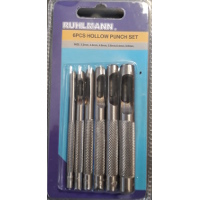 Juego Sacabocados 6p 3.2 a 8 mm Ruhlmann (001106)