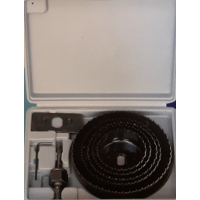 Juego sierras copa para madera 8 piezas ruhlmann (ru23001)