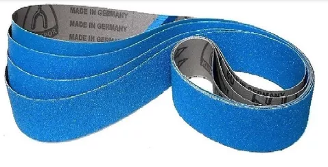 Banda de tela esmeril 75 x 2000 #120 klingspor azul zirconio