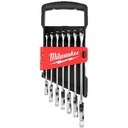 Llave comb. c/crique articulada 7pc mm Milwaukee (48-22-9529)