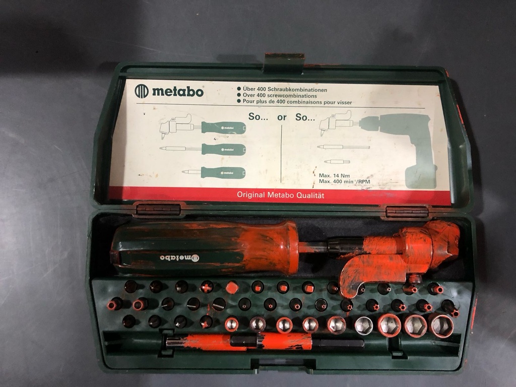 Caja de herramientas surtidas Metabo