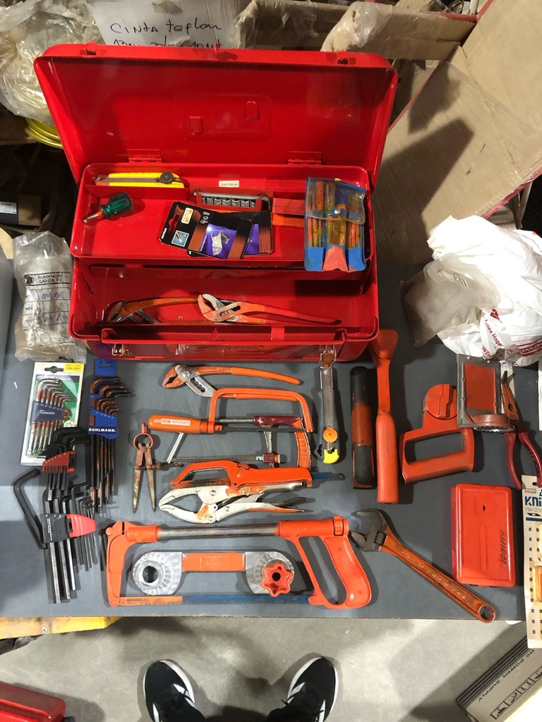 Caja de herramientas surtidas Bahco
