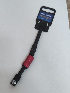 Adapt para tubos enc 1/4" con mov cardanico 150 mmlargo Ruhlmann (RU6960)