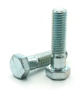 Bulon pulido c/hexagonal zinc 3/8 x 3 1/4