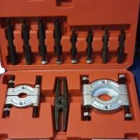 Extractor de poleas cepo y 2 garras juego ruhlmann crva (ru43120)