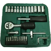 Juego bocallaves 1/4" 32 piezas pulg acc mal ruhlmann taiwan (ru25015)