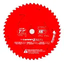 Hoja de sierra circular P/ ACERO metal 7.1/4” z:48  ruhlmann (ru19000)