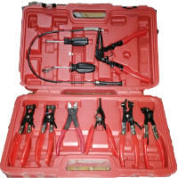 Pinza saca abrazaderas juego 9 piezas ruhlmann (ru37000)