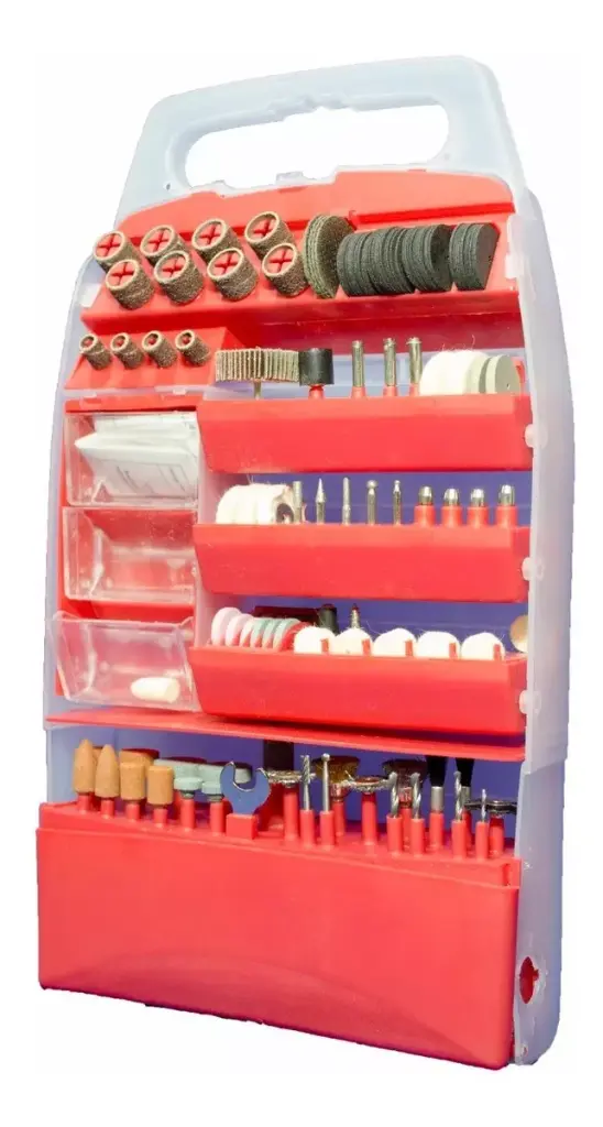 Kit accesorios minitorno 150 piezas ruhlmann (801)