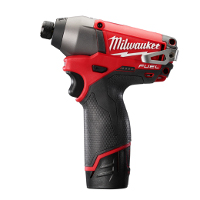 [1MWATOMW2453] Atornillador impacto 12v enc 1/4 fuel 2 bat mal 2453-259a milwaukee