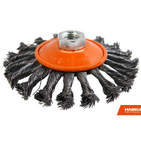 [2CECC5Hc] Cepillo plato amol angular trenzado 115 mm hamilton (bnt115)
