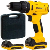 [1SETALBAT12SCH12S2] Taladro 12v 10 mm perc 2 bat malet sch12s2k stanley