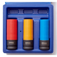 [1BRJGOBOCIMP5605] Juego bocallaves 1/2" 3 piezas mm impacto llantas bremen (5605)