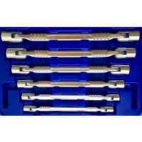 [1RLLCPIPARL] Llaves combinadas tipo pipa 6 piezas ruhlmann (004106)
