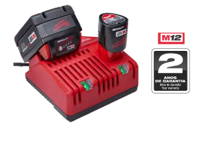 [1MWCARG121830MW] Cargador universal 18-12 v 30 minutos milwaukee (4822-59a)