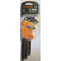 [1HRJGOALTL7P] Juego llaves allen 7 piezas pulg largas allx-7p truper (15551)
