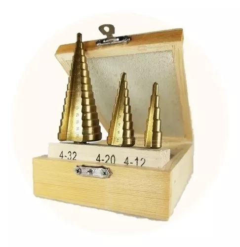 [MEMXSETMECHESC] Mecha escalonada titanio juego 3u 4-32 4-20 4-12 mm lusqtoff
