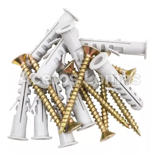 [TCSS6CT] Bolsa kit 100 tacos fischer s6 + tornillos (608156) oferta !