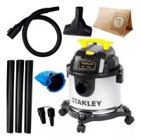 [1SEASPSE23L] Aspiradora 23l 1300w acero inox seco humedo (sl19116) stanley