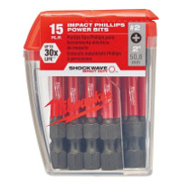 [1PUPH250MW15] Puntas impacto ph2 x 50 mm 15 piezas 4832-5004 milwaukee