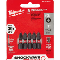 [1PUPH225MW5] Caja con puntas impacto ph2 x 25 mm 5 piezas 4832-4601 milwaukee