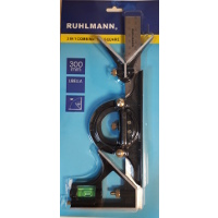 [1REESCUADAL31R] Escuadra combinacion 3 en 1 300 mm ruhlmann (ru15504)