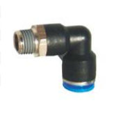 [COB CONAPC148] Conector automatico poliamida codo 8 mm rosca 1/4 (50556)