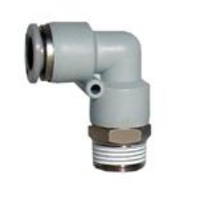 [COB CONAPC1814] Conector automatico poliamida codo 1/4" rosca 1/8 (51702)