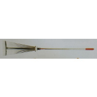 [2CERASTGbhm] Rastrillo metalico barrehojas cabo metal gardex