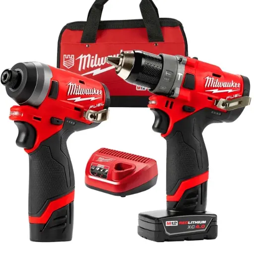 [1MWTA12K3] Kit 12v 1 atornillador imp +1 tal perc 10 mm fuel 2598-259a milwaukee
