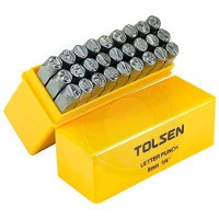 [1TOLM6TO] Juego de letras para marcar a golpe 6 mm tolsen (25104)