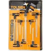 [1TOJGOALLETTOL] Juego de llaves allen tipo t mm 8 piezas tolsen (20062)