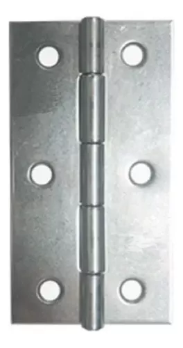 [HEBIL3H] Bisagra libro hierro natural 3"