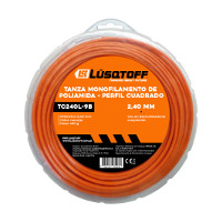 [130TANZD25CL] Tanza desmalezadora 2.5 mm 450g lusqtoff (tc240l-9b)