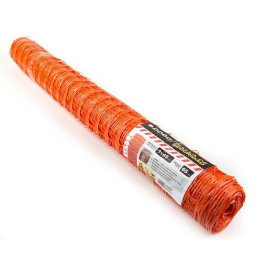 [1SSMALNAR] Malla de contencion naranja rollo 1x45 m depascale
