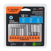 [1RLJGOPA12] Juego de puntas allen 12 piezas enc 1/4 mm truper (101679)