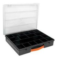 [311CAJAORG18TRUP] Caja organizadora 14" 18 compartimientos truper (11825)
