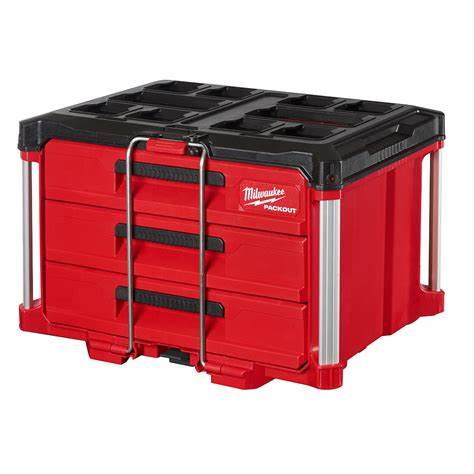 [1MWCAJON3MIL] Caja de herramientas 3 cajones packout 48-22-8443 milwaukee