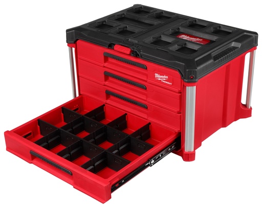 [1MWCAJON4MIL] Caja de herramientas 4 cajones packout 48-22-8444 milwaukee