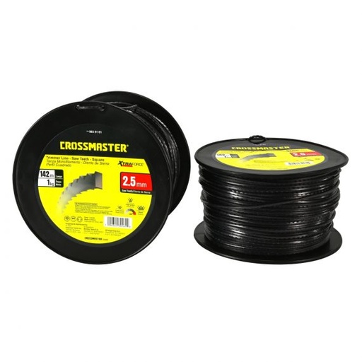 Tanza  Desmalezadora Monofilamento Diente De Sierra Perfil Cuadrado 2,5mm x1Kg