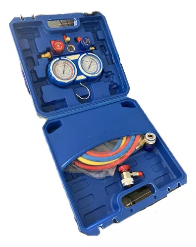 kit Manifold R134a 600 Psi A 3000psi Refrigeracion Gas Ruhlmann